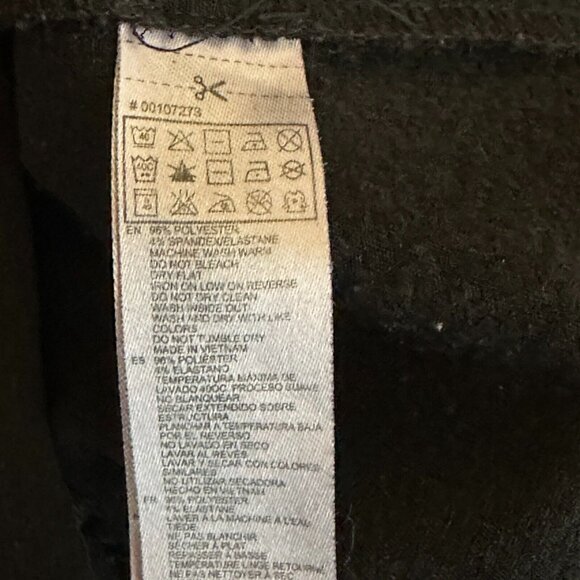 Forever 21 Shift Dress Womens Size Small Black Back Zip Short Sleeve Casual - Picture 8 of 10